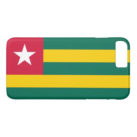 Vlag van Togo Case-Mate iPhone Case (Achterkant (Horizontaal))