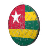 Vlag van Togo Dartbord (Voorkant Rechts)