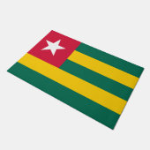 Vlag van Togo Deurmat (Schuin)