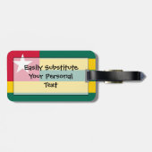 Vlag van Togo Easy ID Personal Bagagelabel (Achterkant horizontaal)