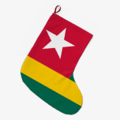 Vlag van Togo Grote Kerstsok (Voorkant (Hangend))