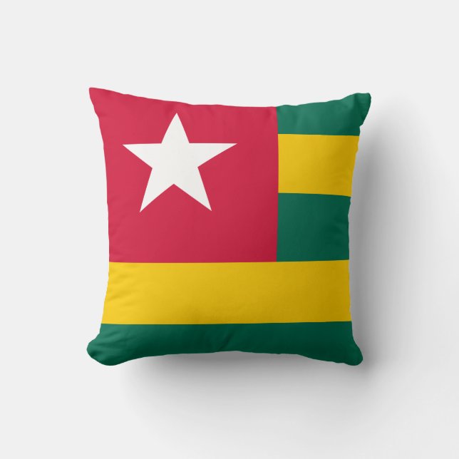 Vlag van Togo Kussen (Voorkant)