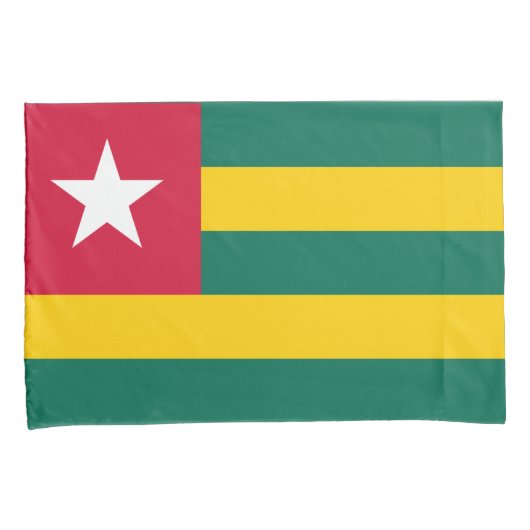 Vlag van Togo Kussensloop (Voorkant-Rechts)