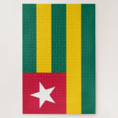Vlag van Togo Legpuzzel (Verticaal)