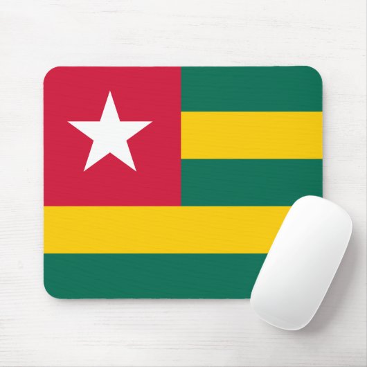 Vlag van Togo Muismat (Met muis)