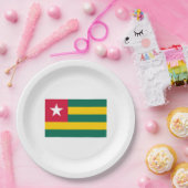 Vlag van Togo Papieren Bordje (Feest)