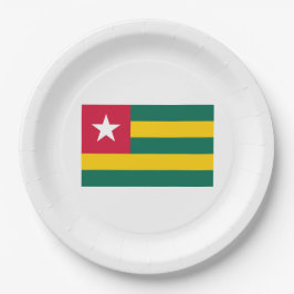 Vlag van Togo Papieren Bordje