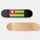 Vlag van Togo Persoonlijk Skateboard (Horizontaal)