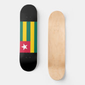 Vlag van Togo Persoonlijk Skateboard (Voorkant)