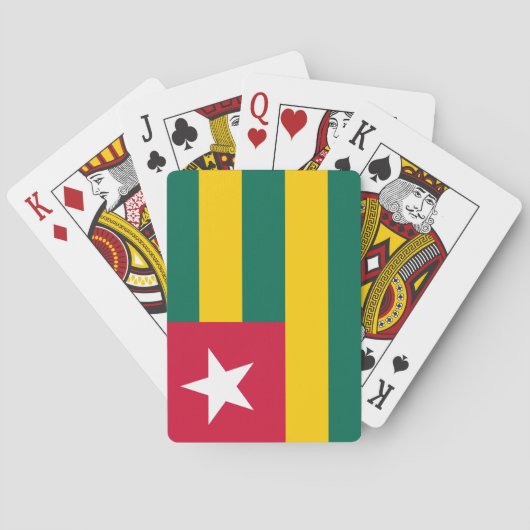 Vlag van Togo Pokerkaarten (Achterkant)