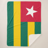 Vlag van Togo Sherpa Deken (Voorkant)
