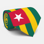 Vlag van Togo Stropdas (Opgerold)