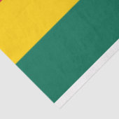 Vlag van Togo Tissuepapier (Detail)