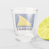 Vlag van Tokelau Shot Glass Glas (Achterkant)