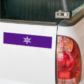 Vlag van Tokio (Japanse hoofdstad) Bumpersticker (Op Truck)