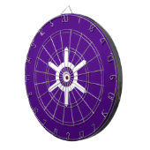 Vlag van Tokio (Japanse hoofdstad) Dartbord (Voorkant Rechts)