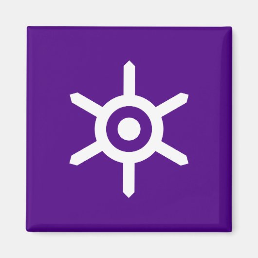 Vlag van Tokio (Japanse hoofdstad) Magneet (Voorkant)