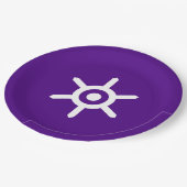 Vlag van Tokio (Japanse hoofdstad) Papieren Bordje (Gekanteld)