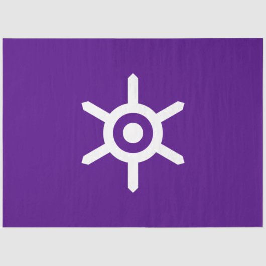 Vlag van Tokio (Japanse hoofdstad) Tissuepapier (Voorkant)