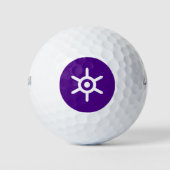 Vlag van Tokio prefectuur, Japan Golf Balls Golfballen (Voorkant)
