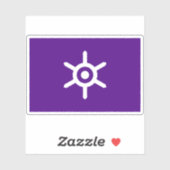 Vlag van Tokyo Metropolis, Japan Sticker (Vel)