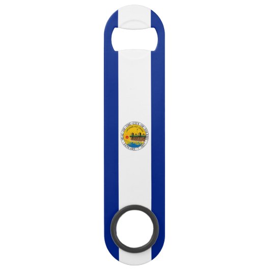 vlag van Toledo (Ohio) Speed Flessenopener (Achterkant)