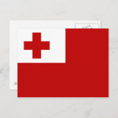 Vlag van Tonga-Briefkaart Briefkaart (Voorkant / Achterkant)