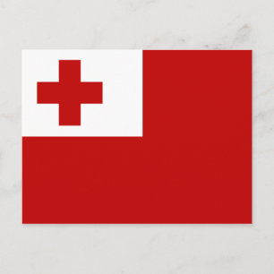 Vlag van Tonga-Briefkaart Briefkaart
