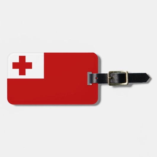 Vlag van Tonga Easy ID Persoonlijk Bagagelabel (Voorkant horizontaal)