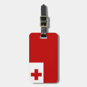 Vlag van Tonga Easy ID Persoonlijk Bagagelabel (Voorkant verticaal)