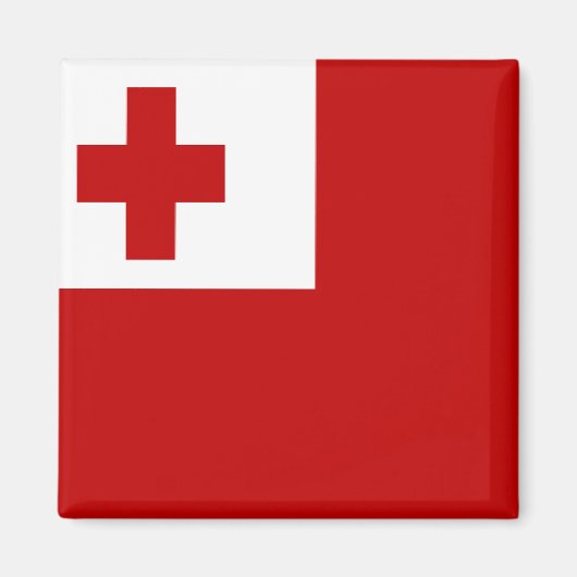 VLAG VAN TONGA MAGNEET (Voorkant)