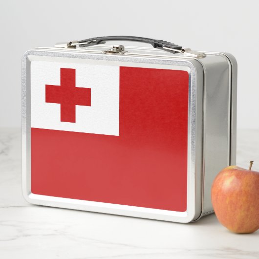 Vlag van Tonga Metal Lunch Box (In situ)