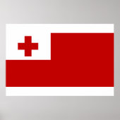 Vlag van Tonga Poster (Voorkant)