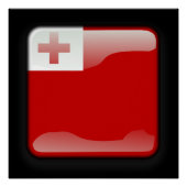 Vlag van Tonga Poster (Voorkant)