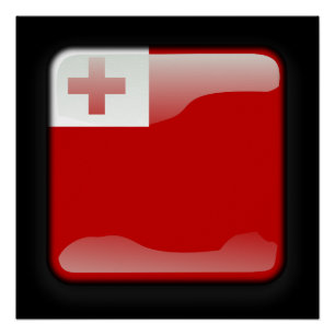 Vlag van Tonga Poster