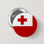 Vlag van Tonga Ronde Button 5,7 Cm (Voorkant /achterkant)