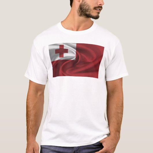 Vlag van Tonga T-shirt (Voorkant)