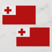 Vlag van Tonga Visitekaartjes (Voorkant / Achterkant)