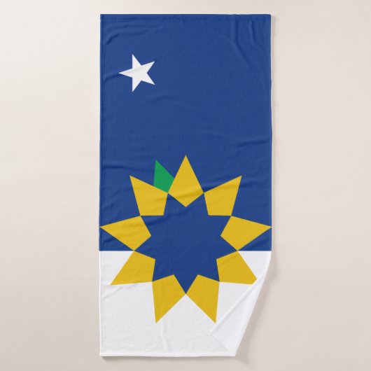 Vlag van Topeka, Kansas Bad Handdoek (Badhanddoek)