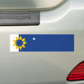 Vlag van Topeka (Kansas) Bumpersticker (Op auto)