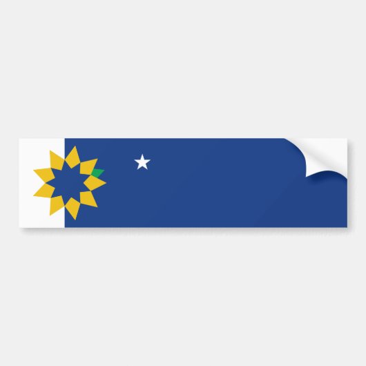 Vlag van Topeka (Kansas) Bumpersticker (Voorkant)