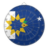 Vlag van Topeka, Kansas Dartbord (Voorkant)