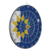 Vlag van Topeka, Kansas Dartbord (Voorkant Links)
