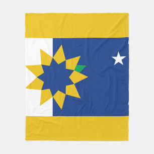 Vlag van Topeka, Kansas Fleece Deken