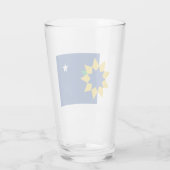 Vlag van Topeka (Kansas) Glas (Achterkant)