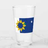 Vlag van Topeka (Kansas) Glas (Voorkant)