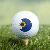 Vlag van Topeka, Kansas Golfballen (Insitu Shirt)