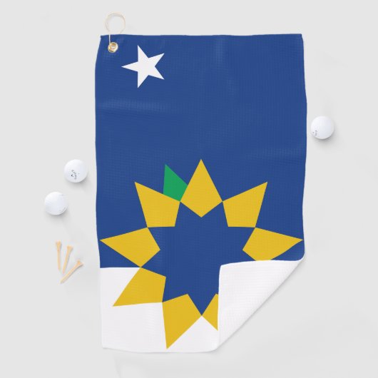 Vlag van Topeka, Kansas Golfhanddoek (Insitu)