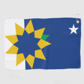 Vlag van Topeka, Kansas Golfhanddoek (Horizontaal)