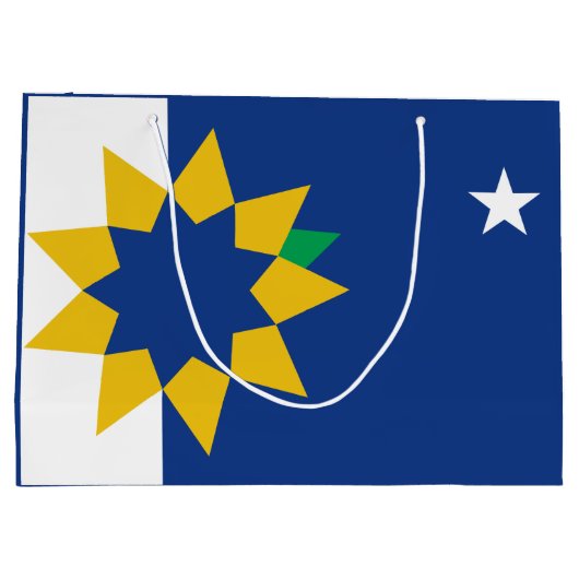 Vlag van Topeka, Kansas Groot Cadeauzakje (Achterkant)